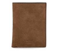 Tom Ford - Porte-cartes Pliant Nubuck T Line - Homme - Accessoires - Brun - Taille: ONE Size