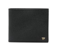 Tom Ford - Portefeuille bi-fold avec plaque logo - Homme - Accessoires - Noir - Taille: ONE Size