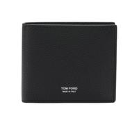 Tom Ford - Portefeuille Bifold Classique en Cuir Grainé - Homme - Accessoires - Noir - Taille: ONE Size