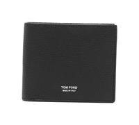 Tom Ford - Portefeuille Bifold Classique en Cuir Grainé - Homme - Accessoires - Noir - Taille: ONE Size