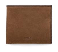 Tom Ford - Portefeuille Bifold Classique Nubuck T Line - Homme - Accessoires - Brun - Taille: ONE Size