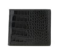 Tom Ford - Portefeuille Bifold en Cuir à Imprimé Crocodile - Homme - Accessoires - Noir - Taille: ONE Size