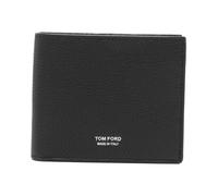Tom Ford - Portefeuille classique bifold en cuir grainé - Homme - Accessoires - Noir - Taille: ONE Size