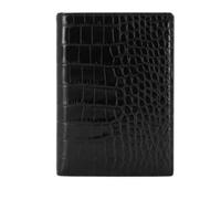 Tom Ford - Portefeuille en cuir à imprimé crocodile - Homme - Accessoires - Noir - Taille: ONE Size