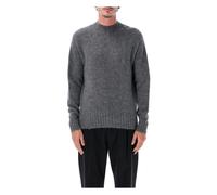 Tom Ford - Pull col rond brossé sans coutures - Homme - Pulls - Gris - Taille: M