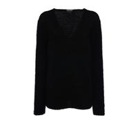 Tom Ford - Pull en maille à col en V - Femme - Pulls - Noir - Taille: 42 FR