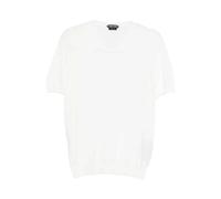 Tom Ford - Pure Cotton Crew Neck - Homme - Pulls - Blanc - Taille: 2XL