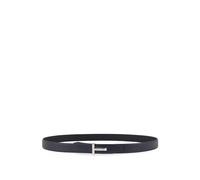 Tom Ford - Reversible Leather Belt - Homme - Accessoires - Noir - Taille: 95 CM