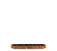 Tom Ford - Reversible Nubuck and Smooth Leather Belt - Homme - Accessoires - Multicolore - Taille: 110 CM