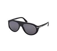 Tom Ford REX-02 FT 1001 57/17/135 Shiny Black/Dark Grey acétate homme REX-02 FT 1001