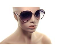 Tom Ford Rio Femmes Lunettes de Soleil TF1028 28B 59mm Rond Ovale or Rose Noir
