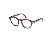 Tom Ford - Round Optical Frame - unisex - Accessoires - Brun - Taille: 49 MM