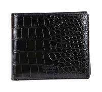 Tom Ford - Shiny Printed Croc T Line Classic Bifold Wallet - Homme - Accessoires - Noir - Taille: ONE Size