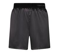 Tom Ford - Shorts de pyjama en satin de soie stretch - Femme - Shorts - Noir - Taille: 40 FR