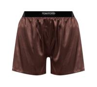 Tom Ford - Shorts en soie - Femme - Shorts - Brun - Taille: 38 FR