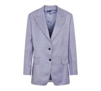 Tom Ford - Soft Fluid Twill Boyfriend Jacket - Femme - Vestes - Violet - Taille: 38 FR