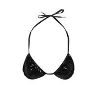 Tom Ford - Soutien-gorge triangle à sequins bretelles réglables - Femme - Maillots de bain - Noir - Taille: 34 FR