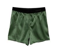 Tom Ford - Stretch Silk Satin PJ Shorts - Femme - Shorts - Vert - Taille: 36 FR