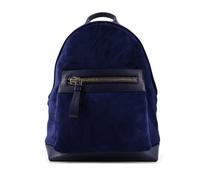 Tom Ford - Suede Buckley Backpack - Homme - Sacs - Bleu - Taille: ONE Size