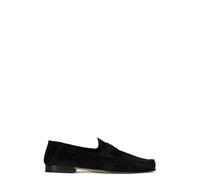 Tom Ford - Suede Twisted Band Ripley Loafer - Homme - Chaussures - Noir - Taille: 42 EU