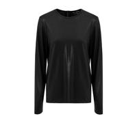 Tom Ford - T-shirt à Manches Longues et Col Rond - Femme - Tops - Noir - Taille: 34 FR