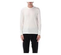 Tom Ford - T-shirt ras du cou en coton et lyocell - Homme - Tops - Blanc - Taille: L