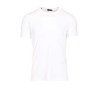 Tom Ford - T-Shirt Rib Perforé - Homme - Tops - Blanc - Taille: L