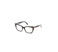 Tom Ford, unisex, Accessoires, Brun, Taille: 54 MM Blue Block Cat Eye Optical