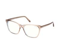 Tom Ford, unisex, Accessoires, Gris, Taille: 55 MM Montures de Lunettes Anti-Lumière Bleue