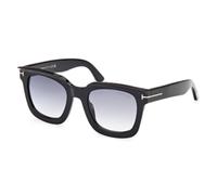 Tom Ford, unisex, Accessoires, Noir, Taille: 52 MM Lunettes de Soleil Noires Classiques