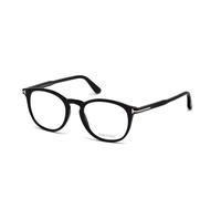 TOM FORD Unisex FT5401 001 Montures optiques Acétate Noir Ronde Normale