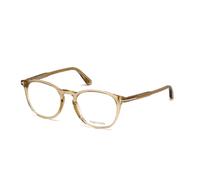 TOM FORD Unisex FT5401 045 Montures optiques Acétate Marron Ronde Normale
