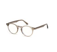 TOM FORD Unisex TOM FORD FT5557-B 045 Montures optiques Acétate Marron Ronde Normale