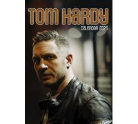 Tom Hardy Calendrier mural 2026, format A3, 29,7 x 42 cm, 12 photos mensuelles, à spirale, en couleur