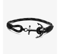 Tom Hope Bracelet Triple Black One Ancre Noir - XS : 15 à 16.5 cm