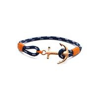 TOM HOPE T0120 - Bracelet pour Femme, Couleur Argenté Et Bleu