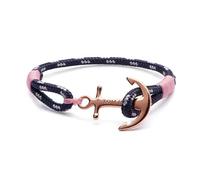 Tom Hope - TM0140 Bracelet en Or Rose, Ancre - Taille XS