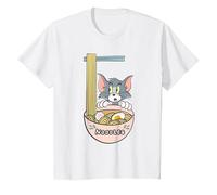Tom & Jerry Noodles T-Shirt, Enfant, Blanc, 6 Ans