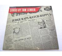 Tom Lehrer - Tom Lehrer Songs By Tom Lehrer 10"LP Decca LF1311 EX/EX 1950s 10 inch LP