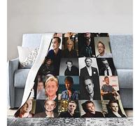 Tom Malfoy Felton Couverture polaire en flanelle de luxe super douce, légère et confortable, 125 x 100 cm