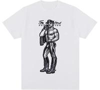 Tom of Finland 90s Vintage T-Shirt LGBT Gay SCHWUL Cotton Men T Shirt Tee Tshirt White