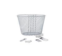 TOM panier vélo enfant 8.5 litres argent