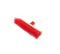 Tom par Balai de Rue | Balai Industriel léger pour extérieur | Balai avec Support de Manche en Plastique | sans Manche | Poils durs pour Cour, terrasse, Garage & Jardin | 40 cm