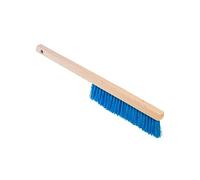 ToM PaR Brosse à Bois | Manche Ergonomique en Bois | Brosse D | Ne Raye Pas | Manche Long incassable | Non déformable | pour la Voiture | pour la Maison | Longueur: 45 cm | Jaune