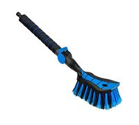 ToM PaR Brosse de Lavage I Brosse à Eau I avec raccord d'eau I Ouverture Rapide du Robinet d'eau I Poils serrés I Poignée Confortable I Voiture | Jardin | Longueur: 54 cm I Bleu