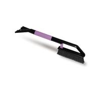 ToM PaR Brosse et grattoir | 2 en 1 | Poignée Ergonomique et Souple | Gratte-Glace Voiture avec Balai | Brosse à Neige et Gratte-Glace 2 en 1 | Brosse de Nettoyage | Longueur : 55cm | Rose