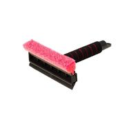ToM PaR Raclette avec éponge | Nettoyeur de vitres avec Bord en Caoutchouc pour enlever Les Insectes | Vitres de Voiture, fenêtres et miroirs | Poignée Douce | Longueur: 24 cm | Rouge