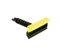 ToM PaR Raclette avec éponge | Nettoyeur de vitres avec Bord en Caoutchouc pour enlever Les Insectes | Vitres de Voiture, fenêtres et miroirs | Poignée Douce | Longueur: 24 cm | Jaune