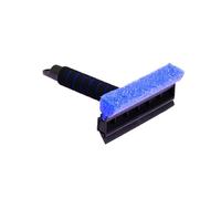 ToM PaR Raclette avec éponge | Nettoyeur de vitres avec Bord en Caoutchouc pour enlever Les Insectes | Vitres de Voiture, fenêtres et miroirs | Poignée Douce | Longueur: 24 cm | Bleu
