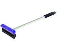 ToM PaR Raclette avec éponge | Nettoyeur de vitres avec Bord en Caoutchouc pour enlever Les Insectes | Vitres de Voiture, fenêtres et miroirs | Poignée Douce | Longueur: 66 cm | Bleu